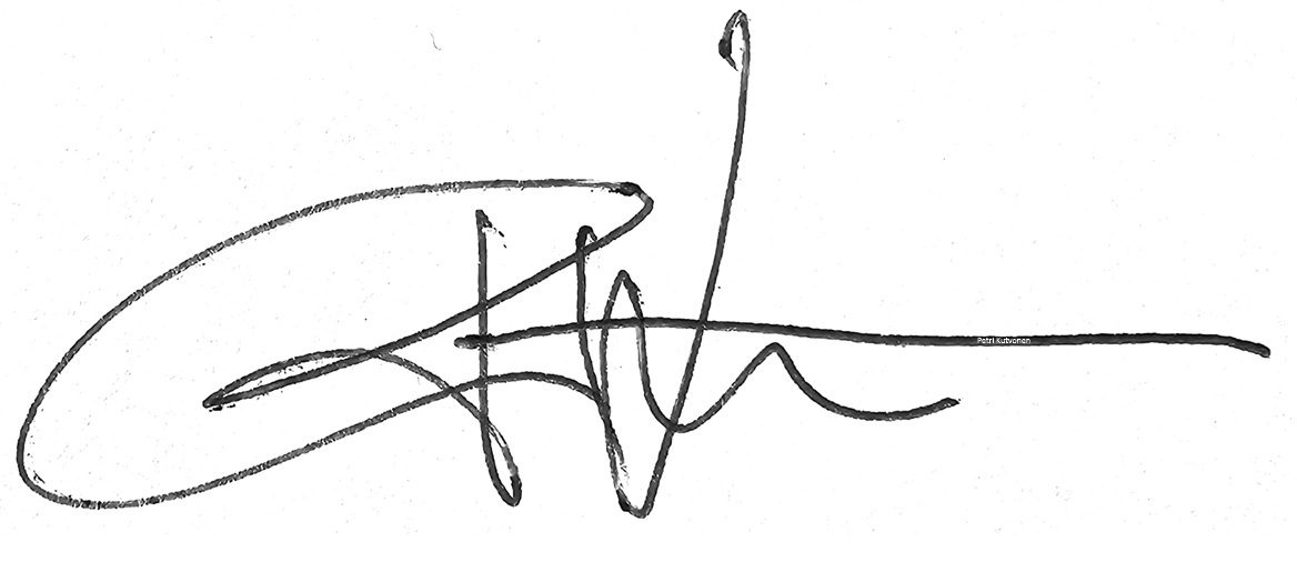 Signature of Petri Kutvonen