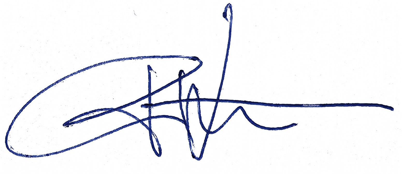 [Signature of Petri Kutvonen]